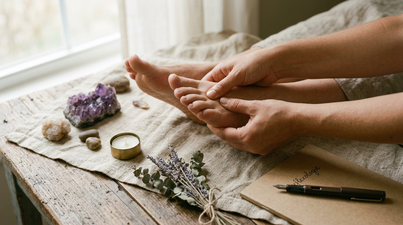 Séance de réflexologie plantaire